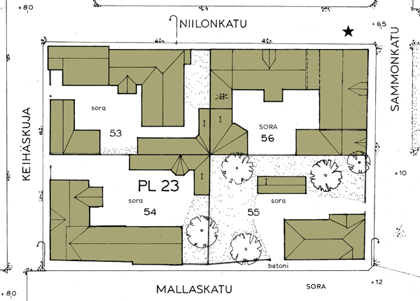 Карта квартала